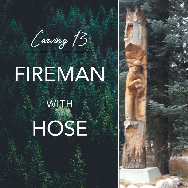 Carving 13: Fireman with Hose