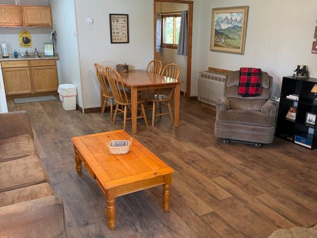Koala Bear cabin living and dining area